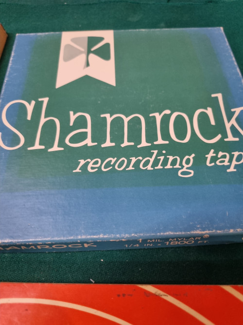 geluidsbanden vintage irish claro shamrock agfa
