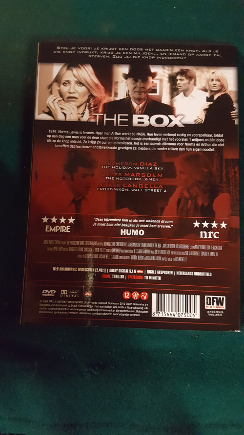 dvd , the box ,would you push the button