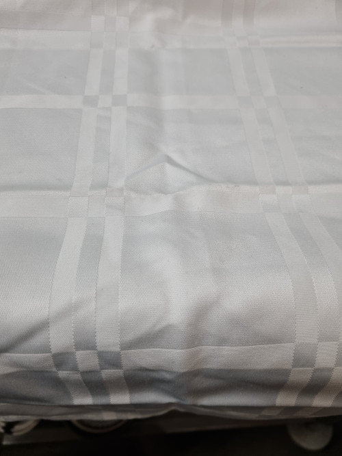 Servetten wit glans van polyester 6x