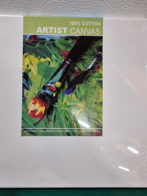 canvas artist 3x 30 x 30cm nieuw in verpakking