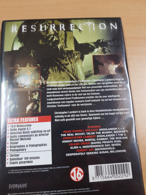 dvd resurrection