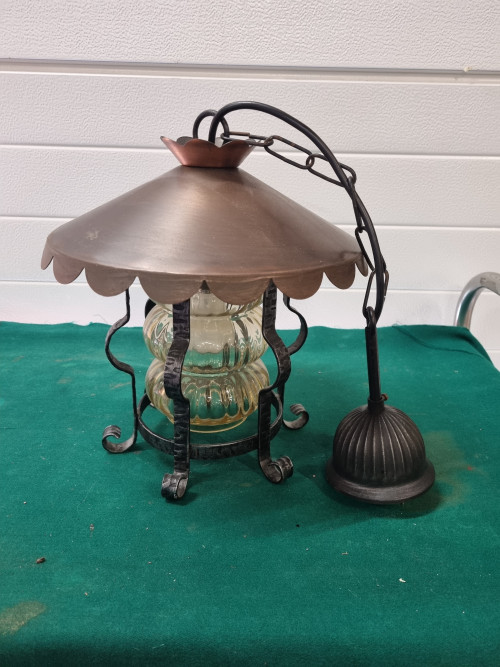 Hanglamp lantaarn mid century 1960