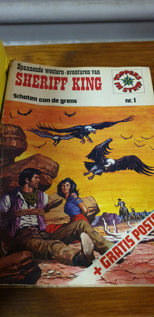stripboeken sheriff king 1975