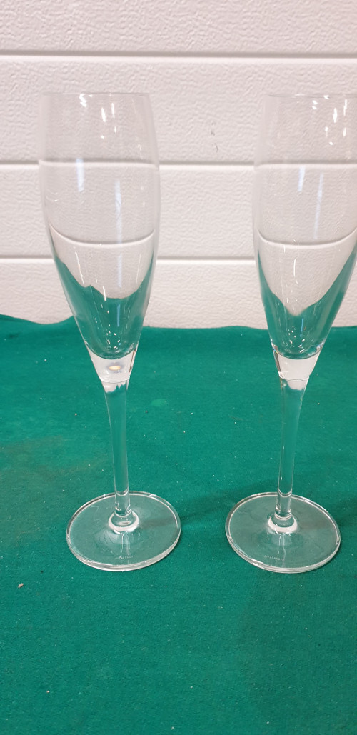 champagne glazen 2x flutes