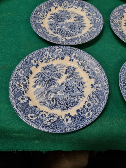 Borden english ironstone tableware blauw 6 stuks
