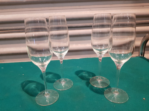 champagne glazen 4 stuks