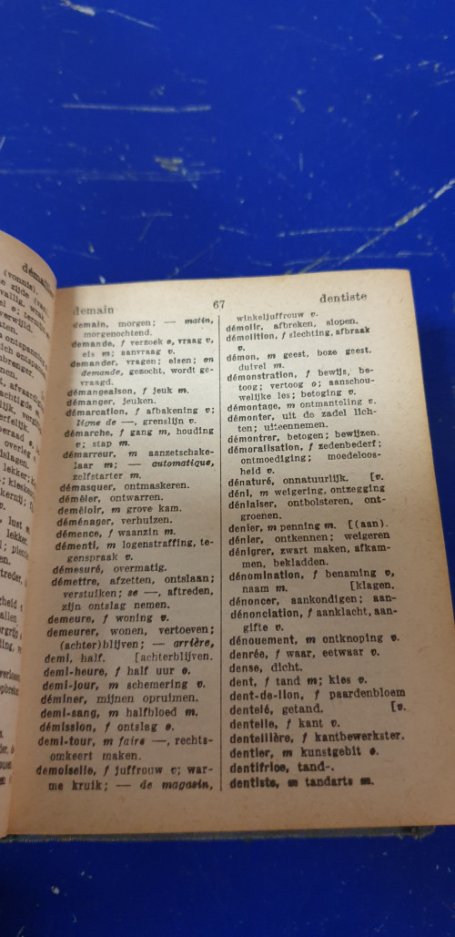 woordenboek klein frans 1952