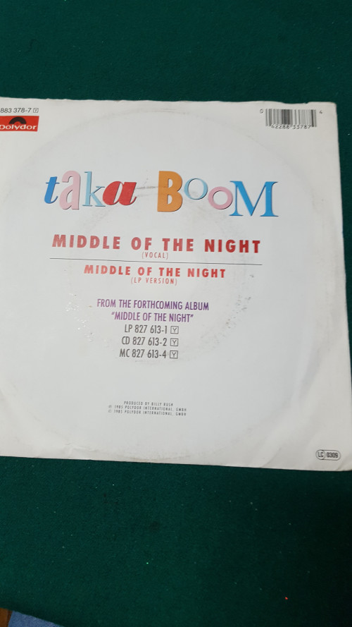 single taka boom middle of the night