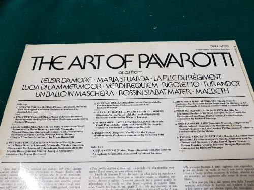 lp art of pavarotti