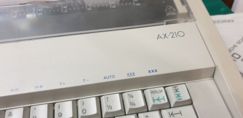elektrische typemachine brother ax-10