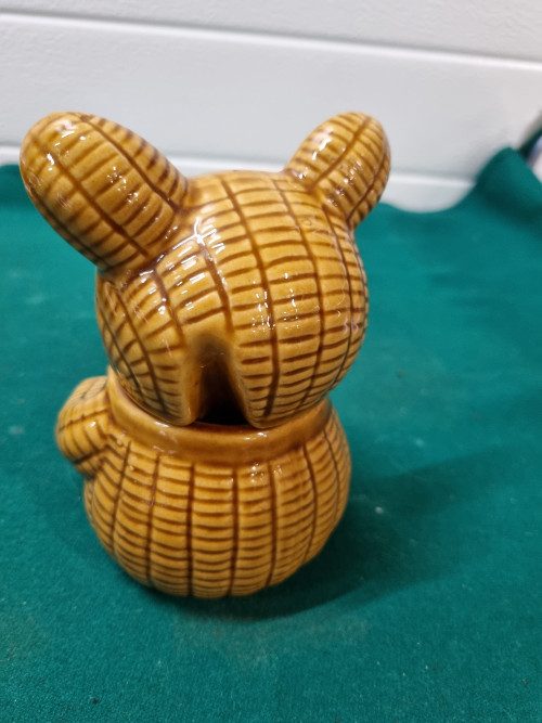Honingpot beer vintage aardewerk