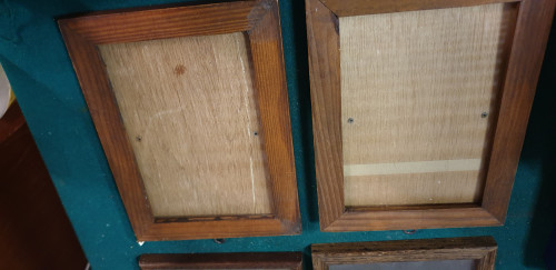 fotolijsten van hout 4 stuks