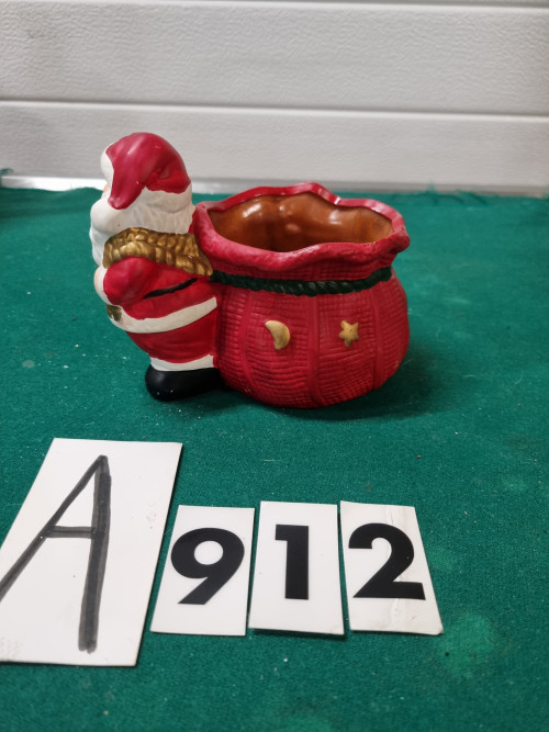 kerstman met pot aardewerk [a912/1]
