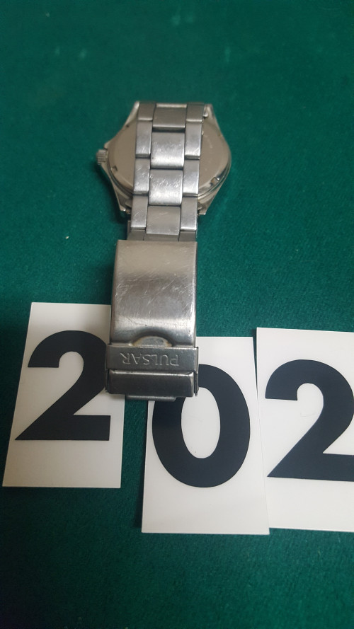 s -202 heren horloge, staal / zilver