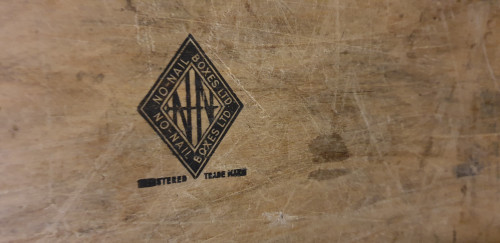 kist van hout vintage