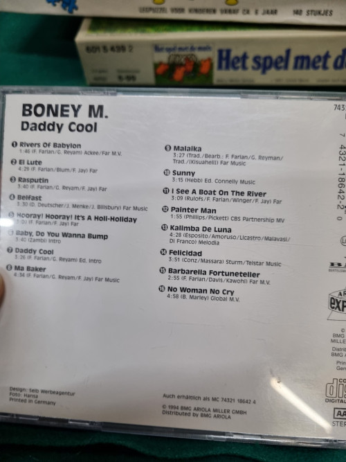 cd boney m daddy cool