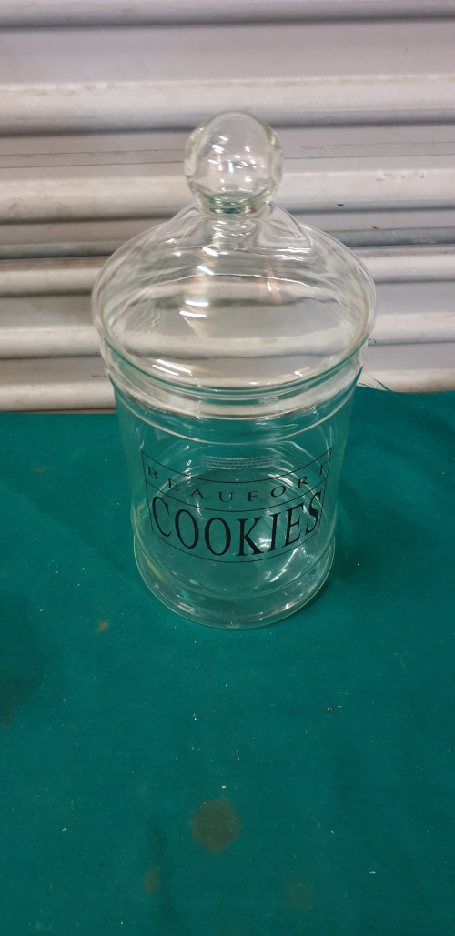 pot voor koekjes van glas