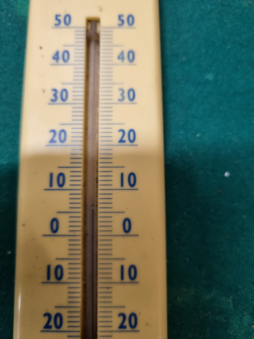 thermometer vintage kunststof