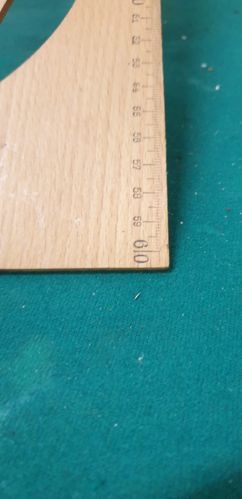 liniaal van hout 60 cm