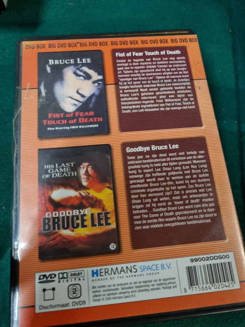 dvd bruce lee fist of fear touch of death