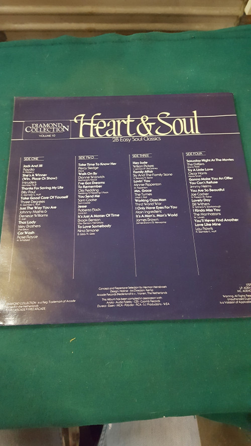 2 x lp heart en soul, 28 easy soul classics, vol 10