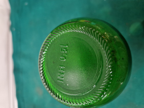 fles groen jaren 50