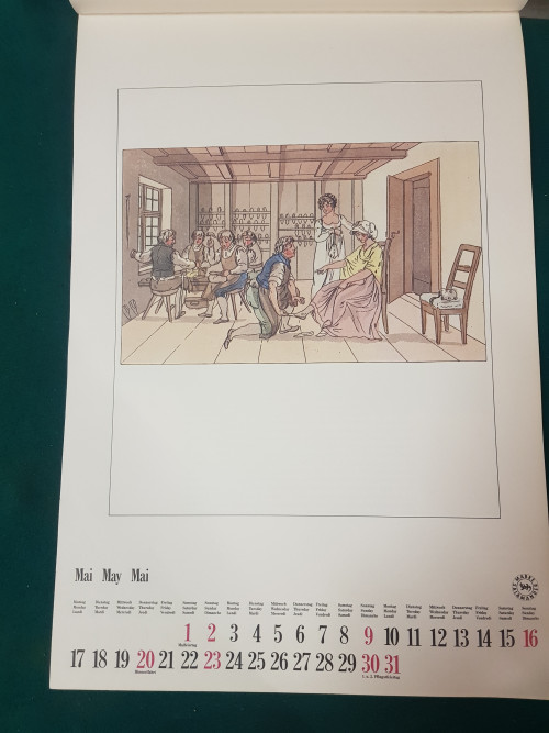 duitse schoenmakers kalender uit 1982