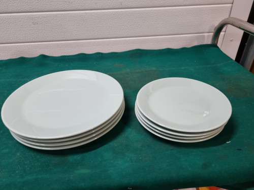borden diner en ontbijt groen pastel, ikea 4x