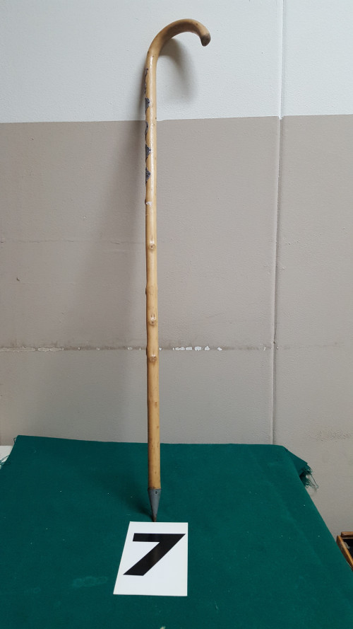 Vintage wandelstok [7 ] hout