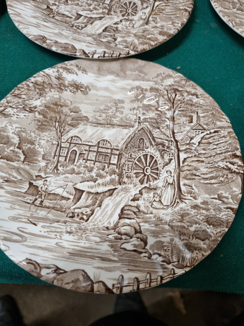 borden the mill alfred meakin staffordshire 12x