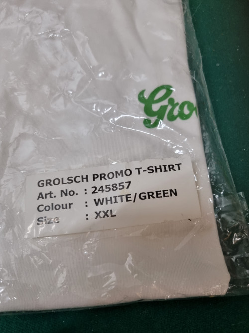grolsch promo t-shirt xxl