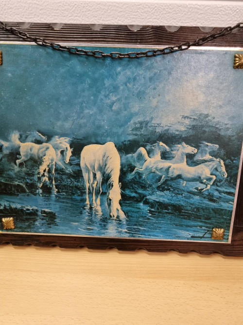 Schilderij prent paarden alfredo palmero ’60