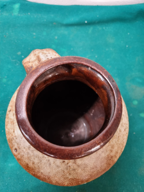 vaas retro scheurich keramik met oor