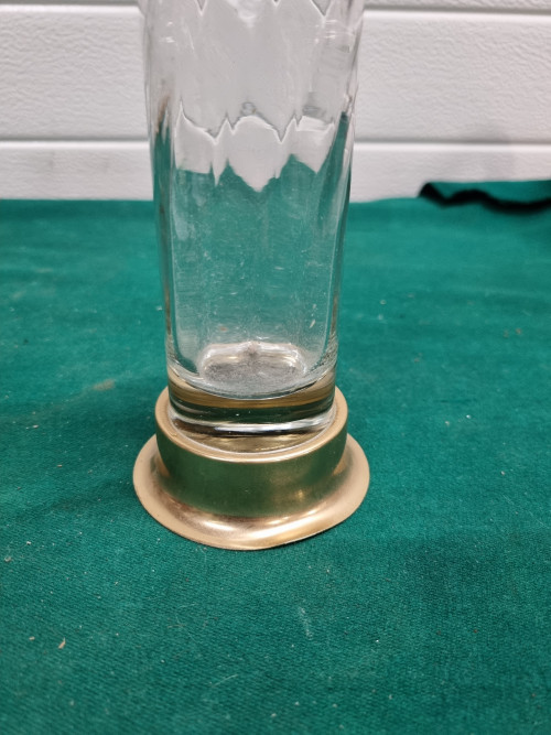Glas versierd vintage