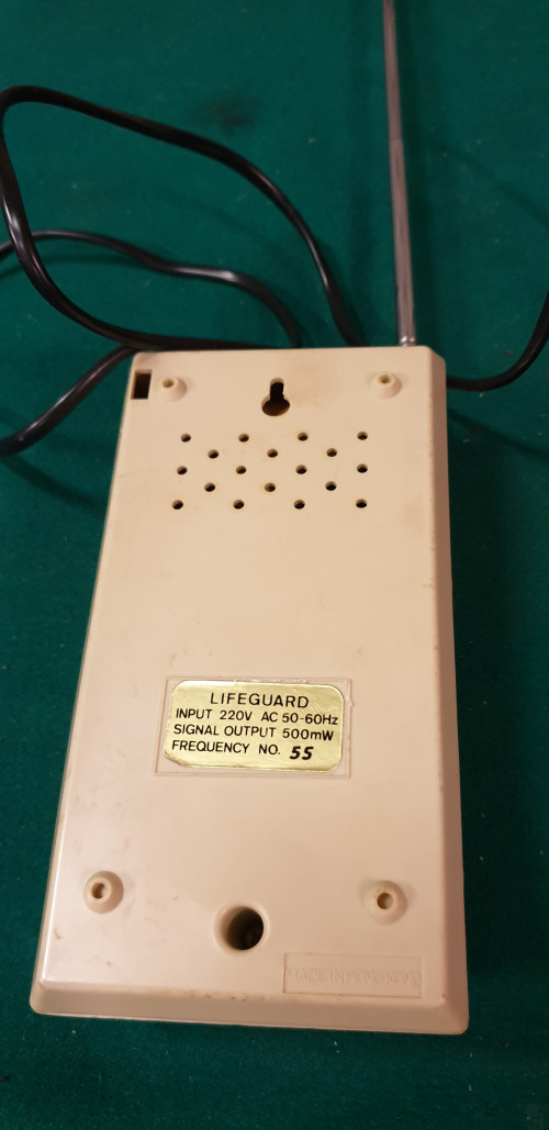 Life guard radio control emergency alarm vintage