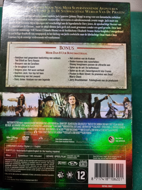 dvd pirates of the caribbean 2 disc