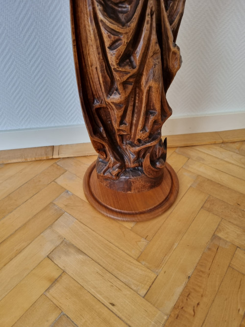 kerkbeeld jezus en maria van hout