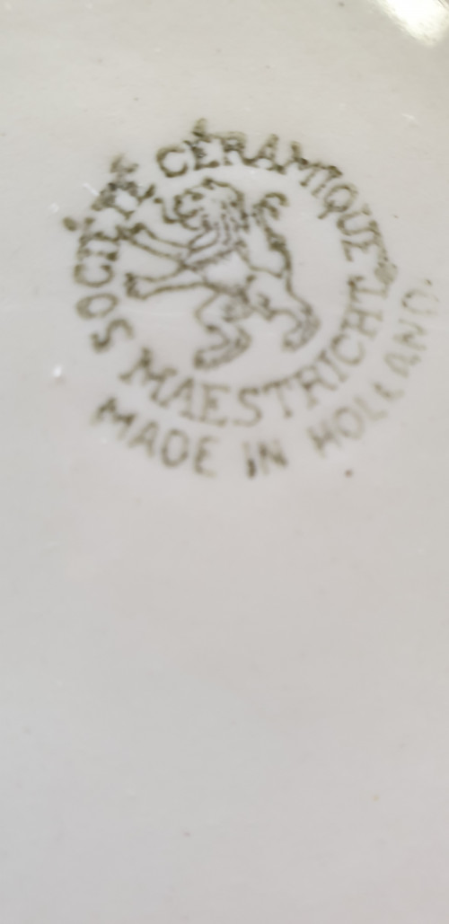 servies 39 delig antiek socite ceramique 1863- 1958