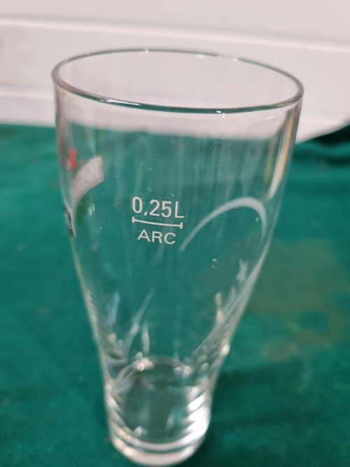 heineken glas 0.25l