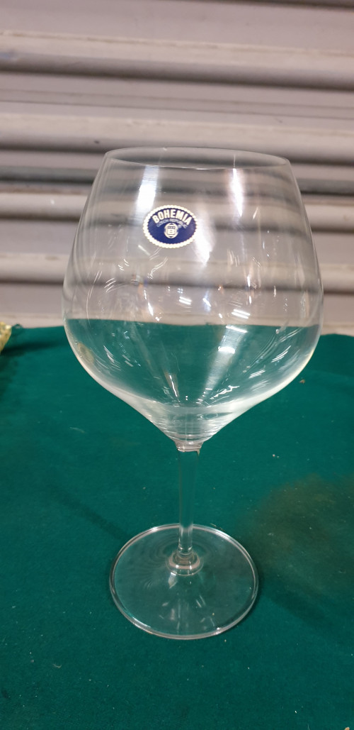 wijnglas groot crystalex bohemia