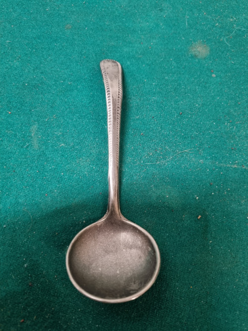 Saus lepel zilver plated italy