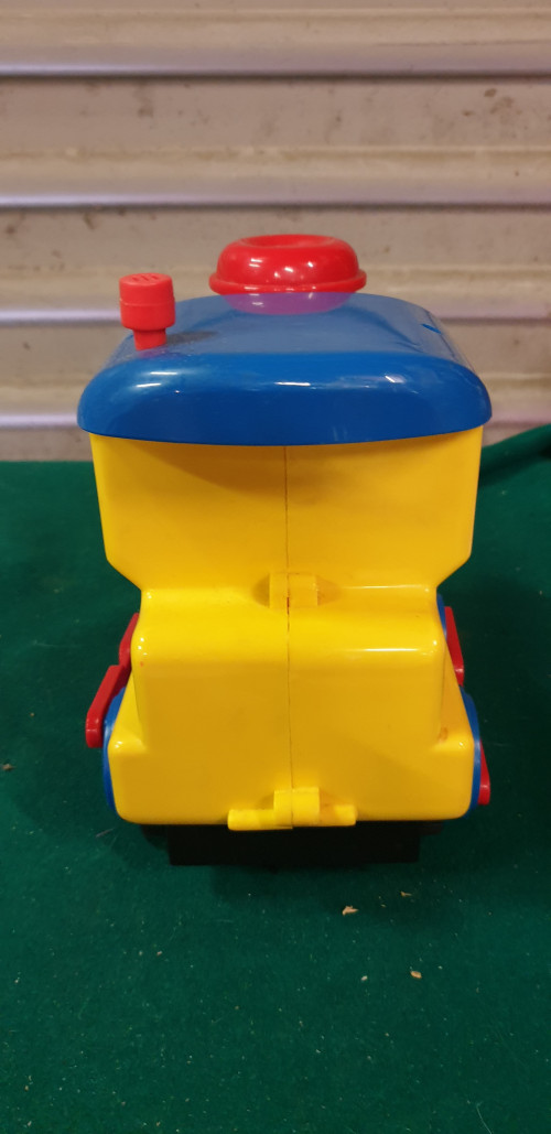 speelgoed locomotief bleu box