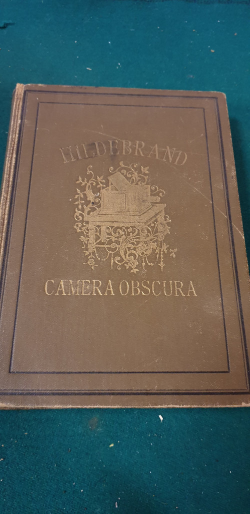 boek vintage, camera obscura hildebrand 1924